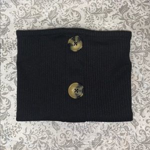 Button down tube top